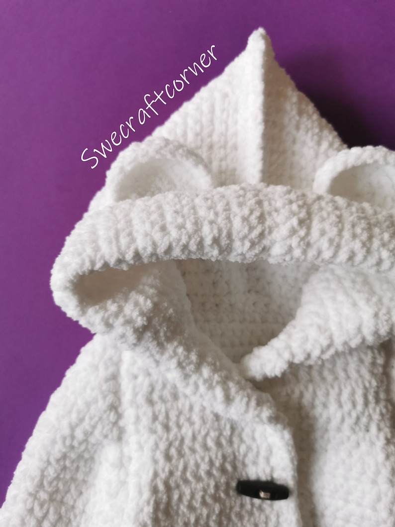CROCHET PATTERN Baby Coat Baby Bear Coat Swecraftcorner Etsy Canada
