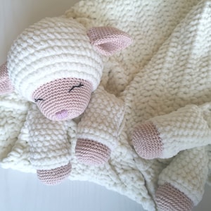 Patrones de crochê, Mantas de crochê para bebês, mantas de crochê, manta de crochê de animais, manta de crochê de corderito ovejita