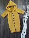 Baby Snowsuit Crochet Pattern PDF