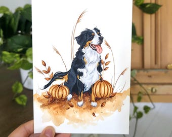 Hand Painted Fall Pumpkins Unframed Pet Portraits SEPTEMBER 1ST-17TH