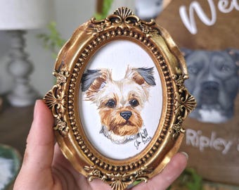 Hand Painted Mini Framed Portraits Preorder April 17th-31st