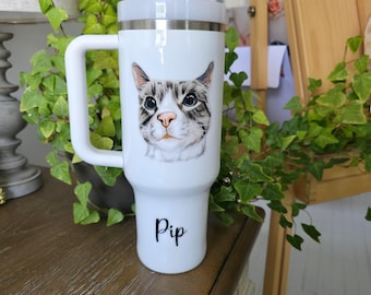 Brand Name Hand Painted Pet Portrait Tumblers April 1st-17th