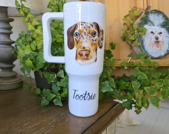 Brand Name Hand Painted Pet Portrait Tumblers OCT PRE ORDER