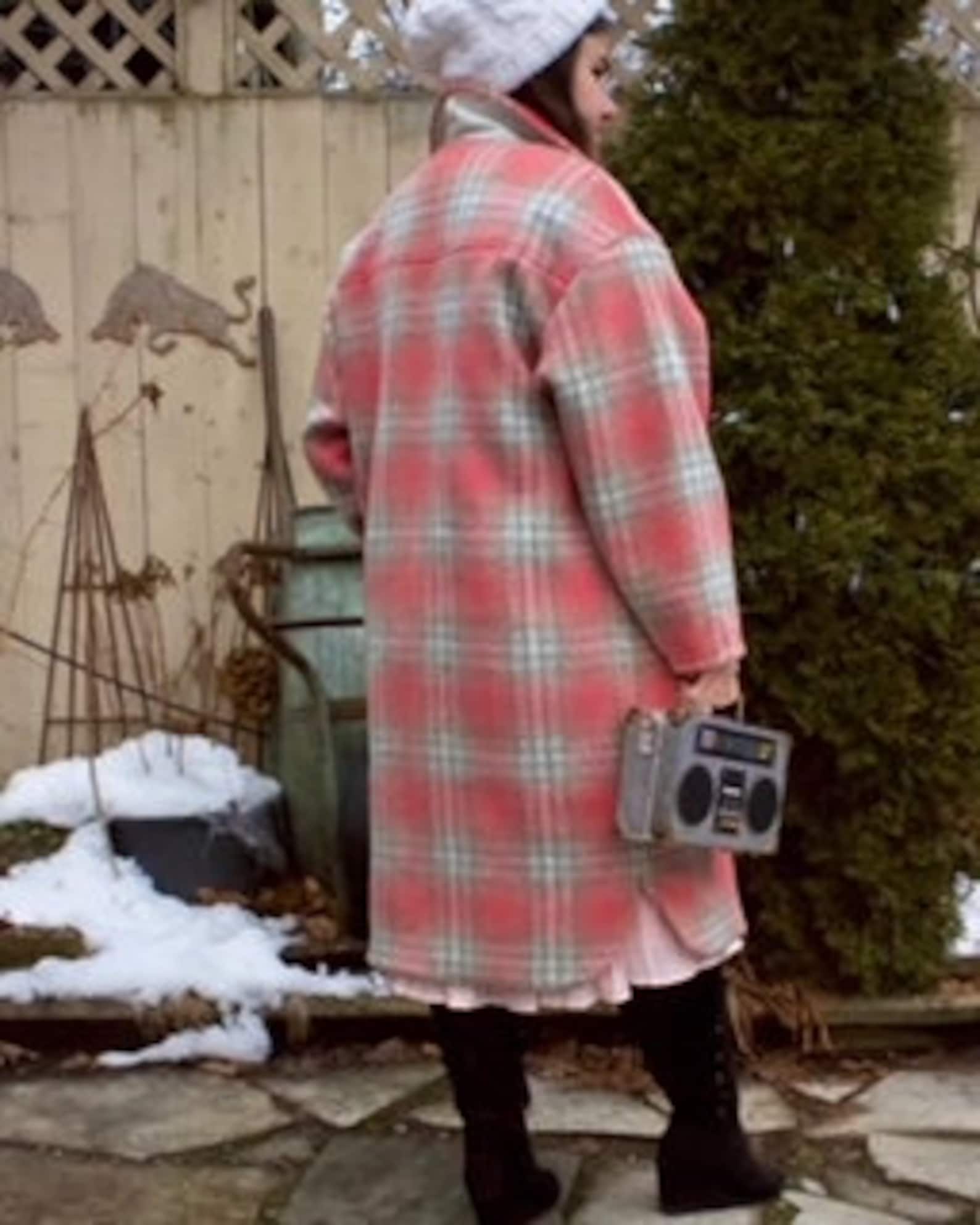 Marissa Pink Plaid Shacket