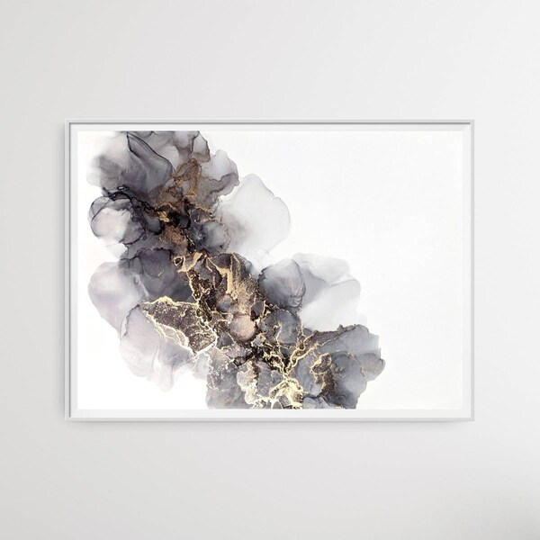 Darkest Before the Dawn • Original alcohol ink artwork