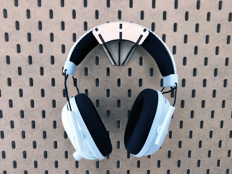 Ikea Skadis Headphones Holder Laser Cut SVG DFX Digital File for / Instant Download