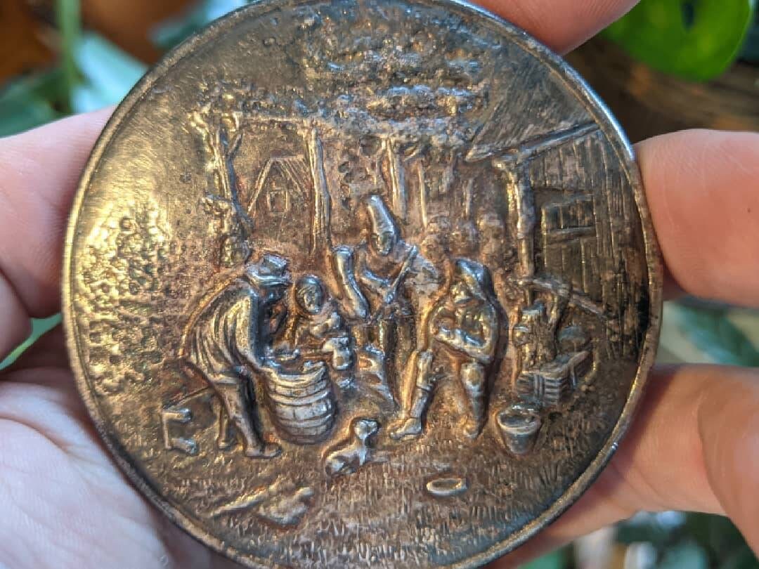 Antique Pocket Mirror Etsy