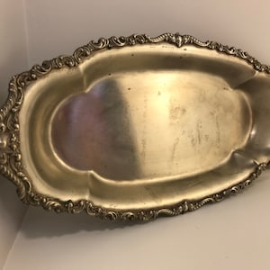 Hotel Touraine in Boston Dinnerware, Vintage Silverplate Serving Dish