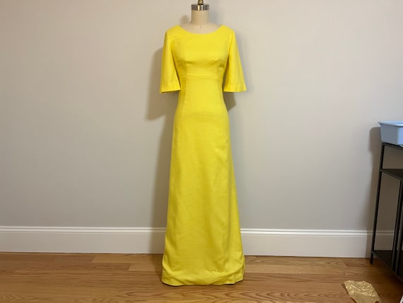 Vamp - Canary Yellow Maxi Dress – ALEXANDRAKING