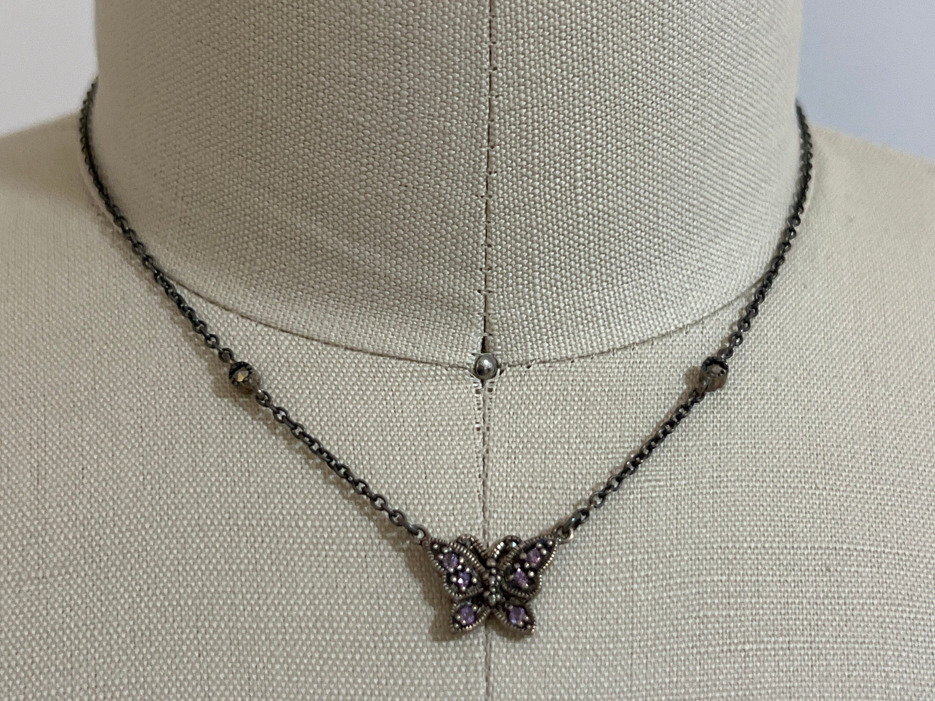 Anna sui butterfly necklace online