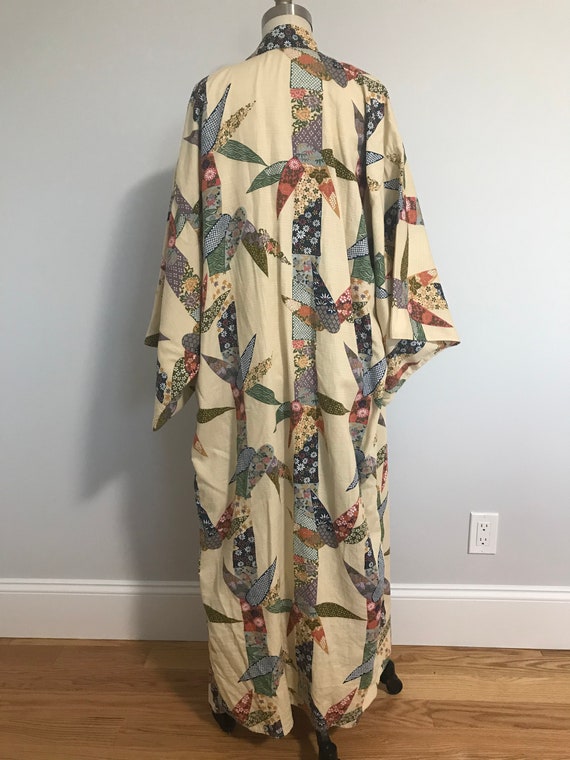 Yukata Kimono Robe, Unisex Japanese Cotton Robe, … - image 2