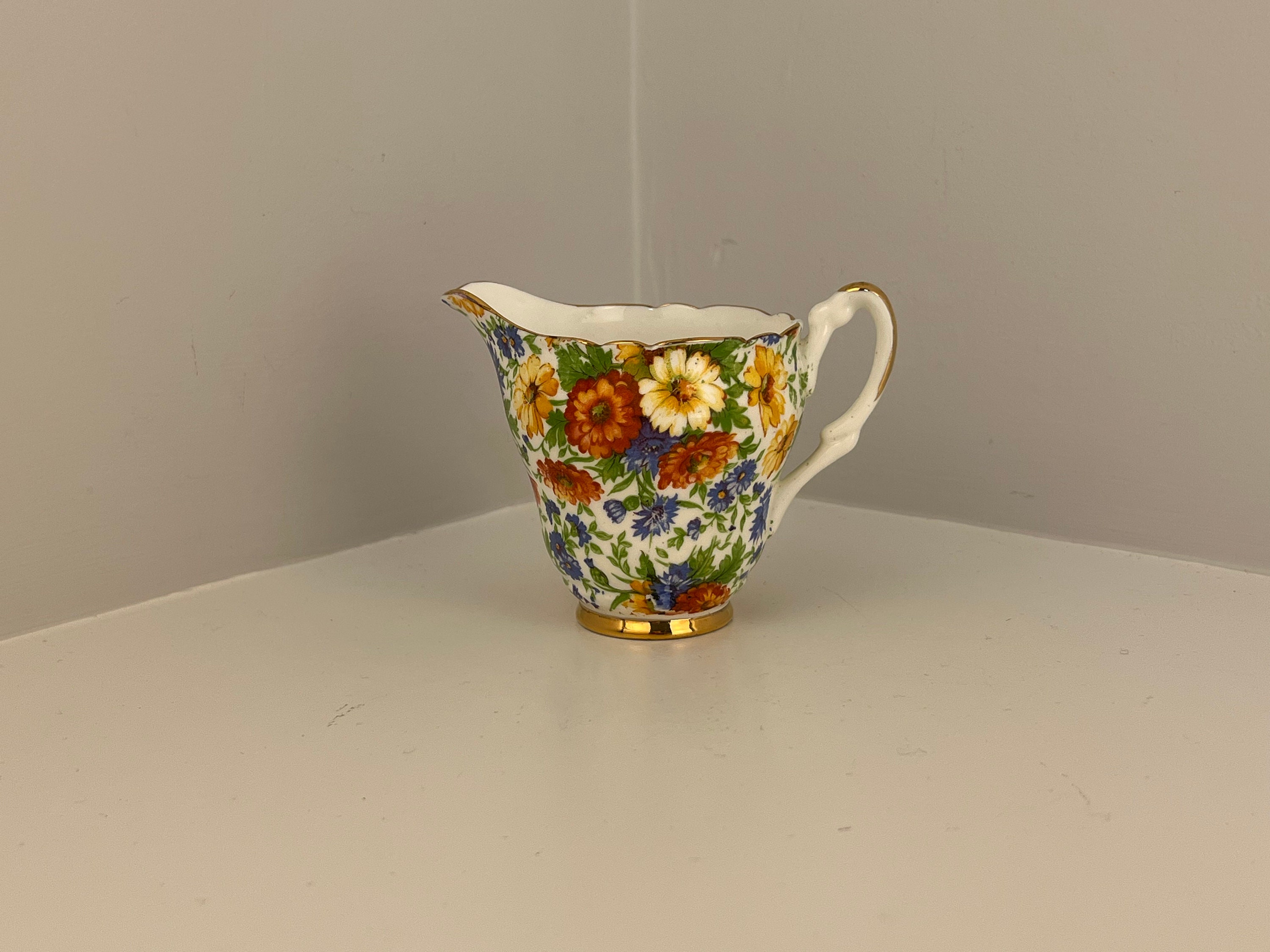 Royal Ardalt Bone China Floral Creamer 2133G Etsy