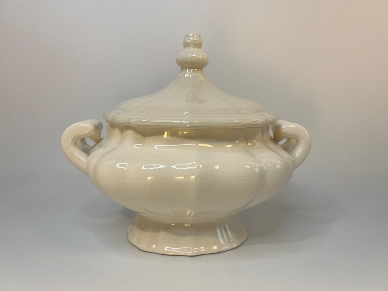 Vintage Soup Tureen With Lid & Handles Manufacturer Unknown Etsy