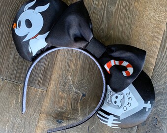 Nightmare Before Christmas ZERO      inspired Mickey Ears