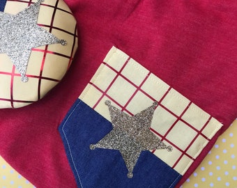 Sheriff Woody Toy Story inspired pocket tee