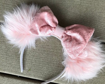 Cotton candy Mickey / Minnie Mouse ears