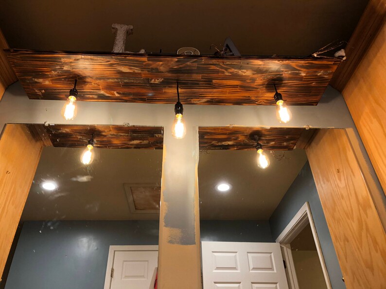 Farmhouse Bathroom Vanity Light - Etsy