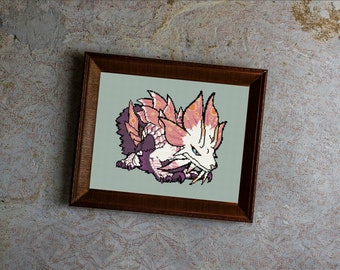 PATTERN - Mizutsune Chibi | Cross Stitch Pattern | Instant Download PDF