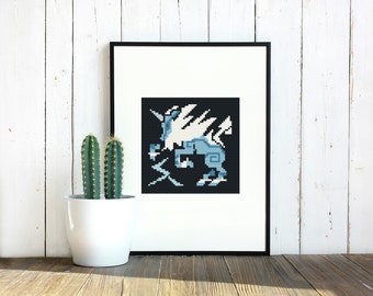 PATTERN - Kirin Icon | Cross Stitch Pattern | Instant Download PDF