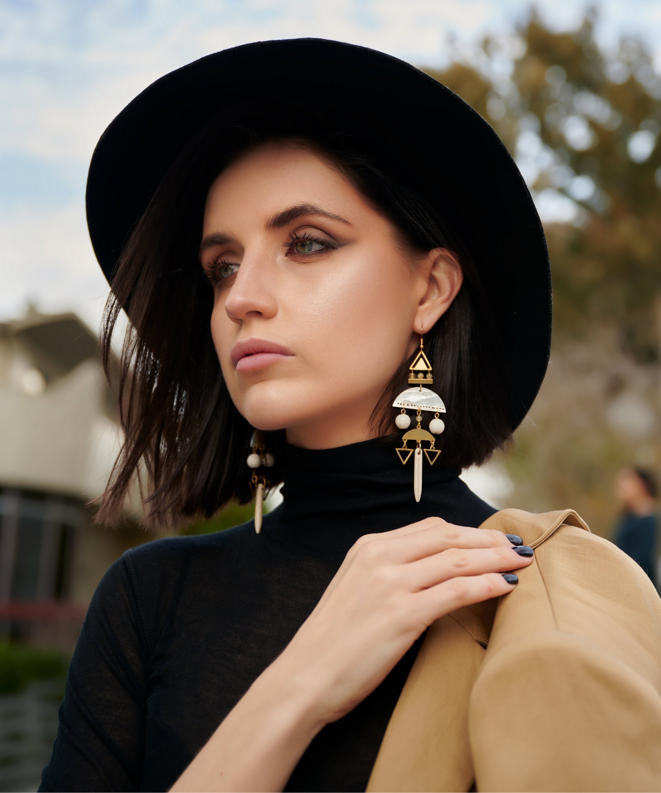 Bohemian 2024 chandelier earrings