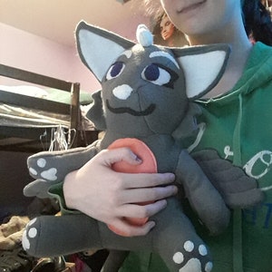 Custom fursona plushie
