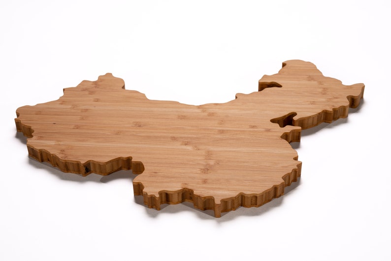China Cutting Board Chef Gift China Shaped Cutting Board Birthday Gift Chinese Gifts Christmas Gifts Christmas Gift