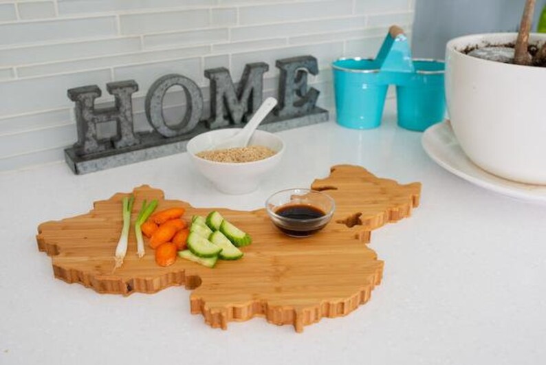 China Cutting Board Chef Gift China Shaped Cutting Board Birthday Gift Chinese Gifts Christmas Gifts Christmas Gift