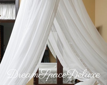 Silk Bed Canopy. Round. Queen/King