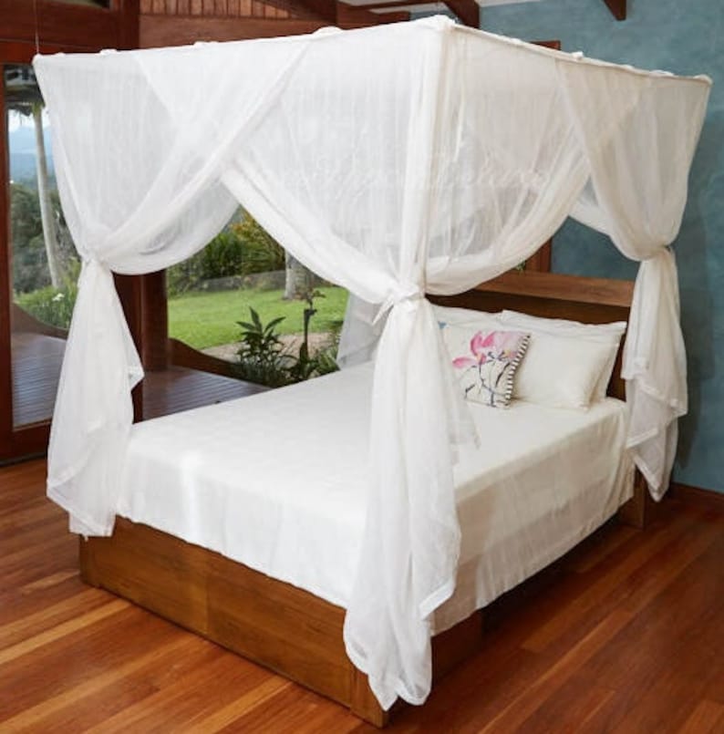 Pure Cotton Mosquito Net Bed Canopy Etsy