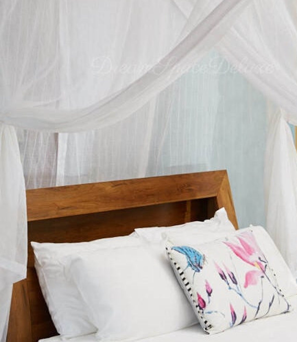 Pure Cotton Mosquito Net Bed Canopy Etsy
