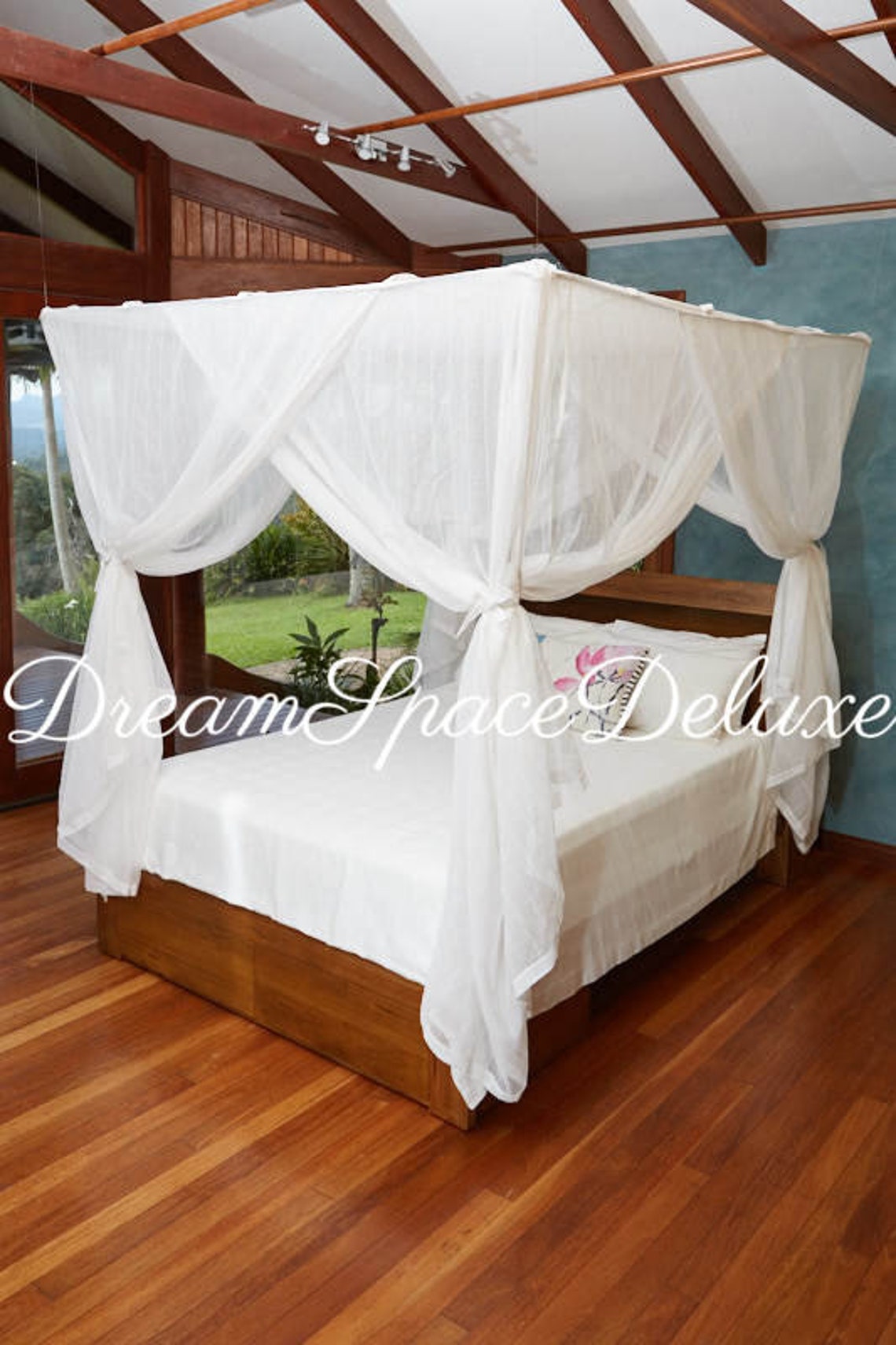 Pure Cotton Mosquito Net Bed Canopy Etsy
