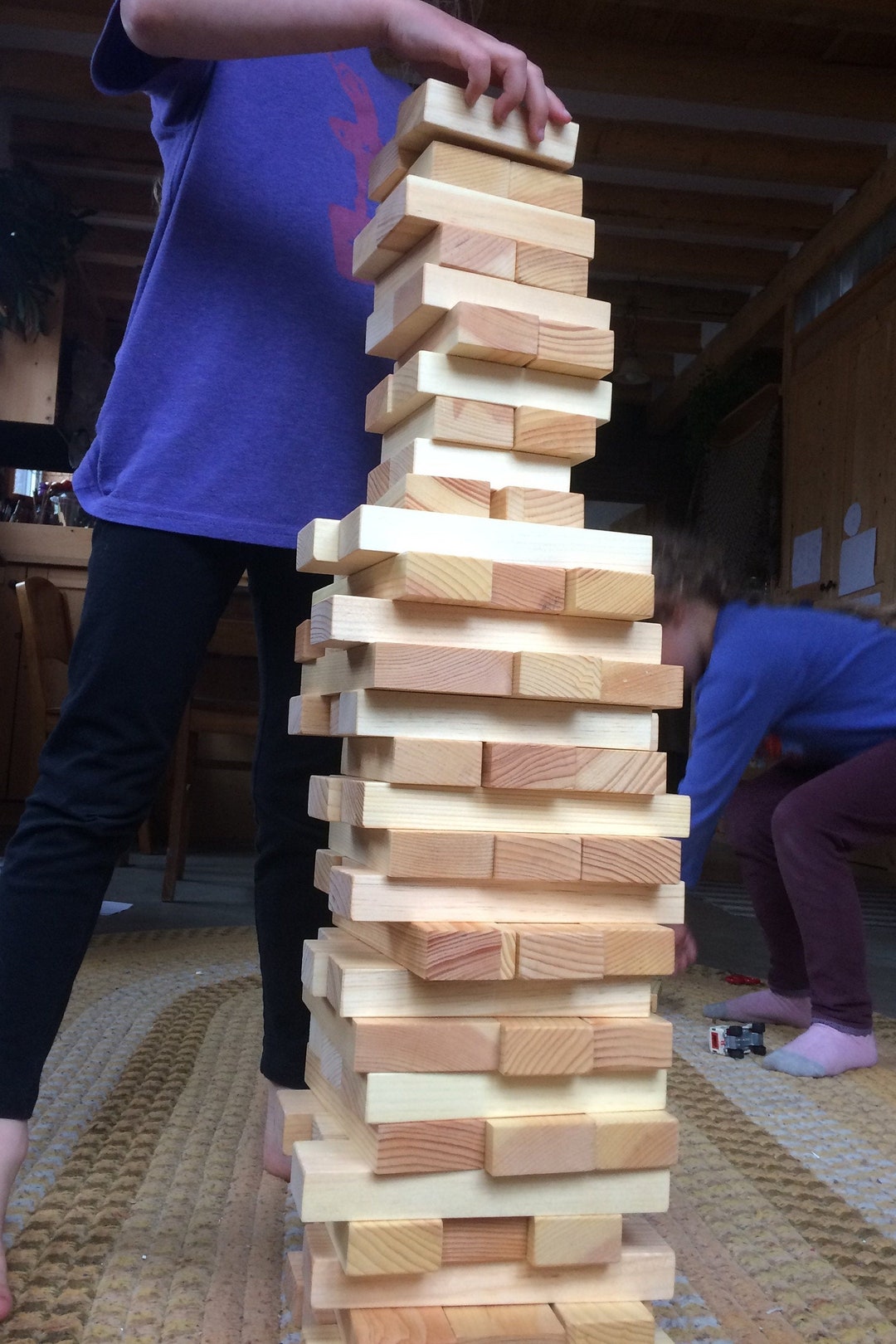 Extra Big Set of Wood Blocks / Building Blocks / 70 Pieces / Waldorf