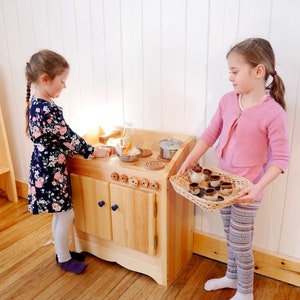 Play Stove - Play Kitchen - Montessori/ Waldorf - Play Kitchen - Cooking - Shipped Assembled -Headhandsheart - Calculated shipping