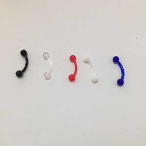 16G curved BioFlex plastic barbells 3 for 9.99