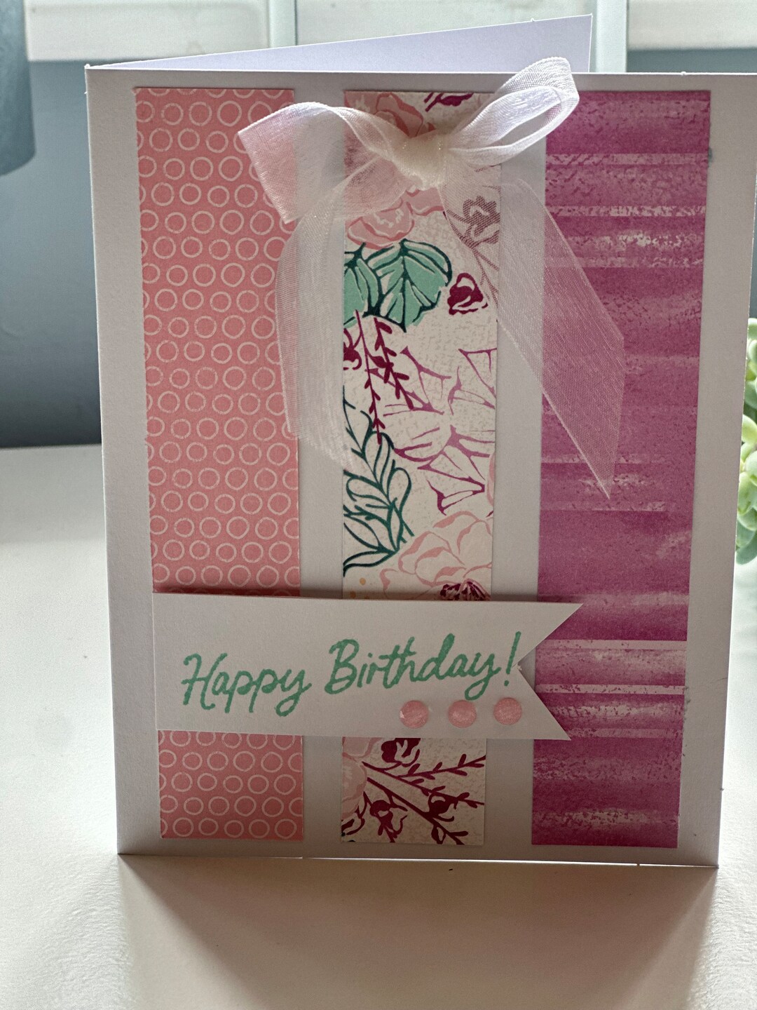 2 Happy Birthday Cards Using Stampin Up Stamps. Handmade Birthday Cards ...