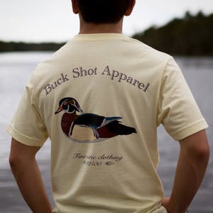 Duck Shirt, BEST SELLER, Simply Southern Shirt, Duck Hunting Shirt, Gift for him, Gift for her, Wood Duck Pocket T-shirt