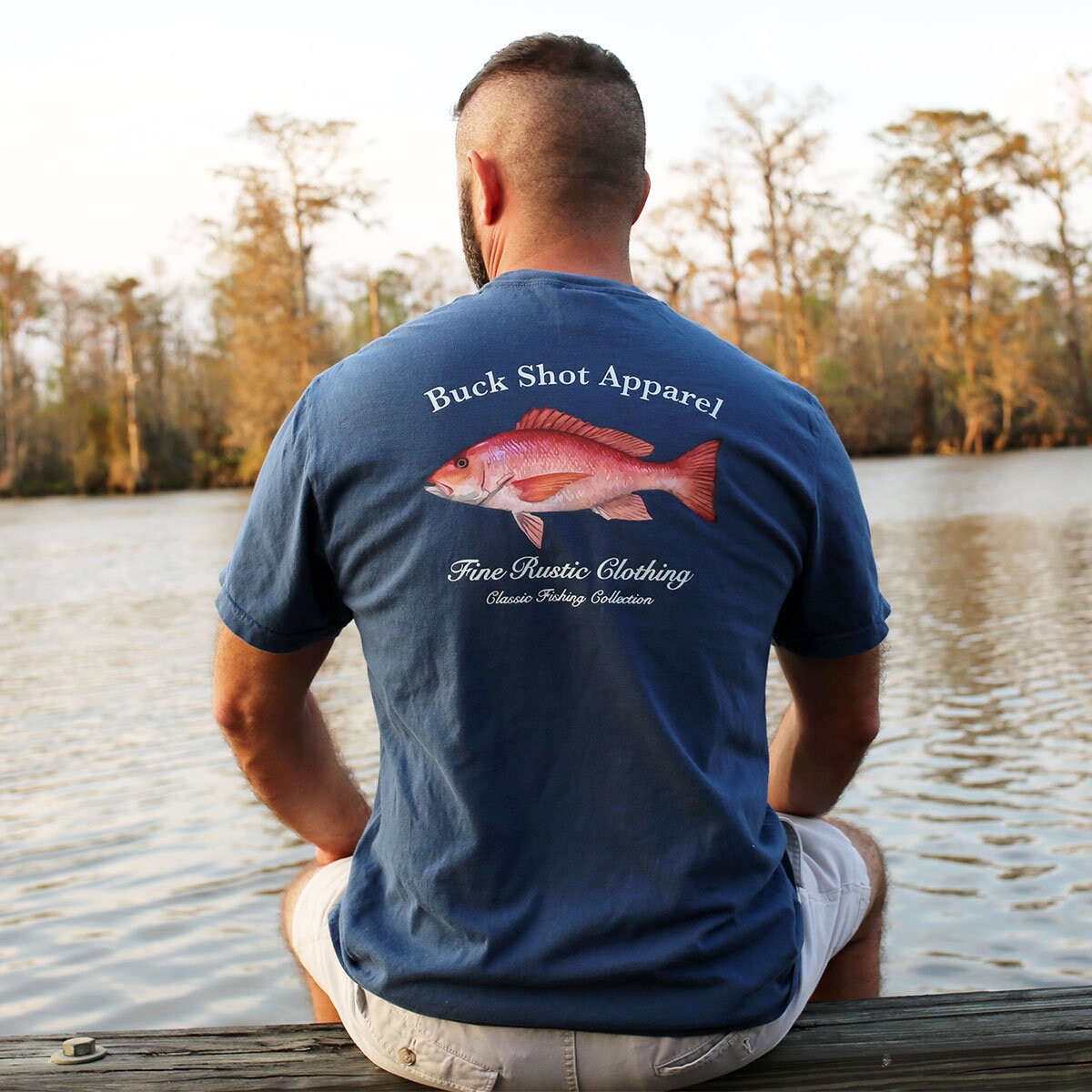 Fishing Life,Fishing Gift Tee, Fishing Graphic Tee, Gift for Men, Fathers  Day Gift,Fishing Shirt, Red Snapper Pocket T-shirt