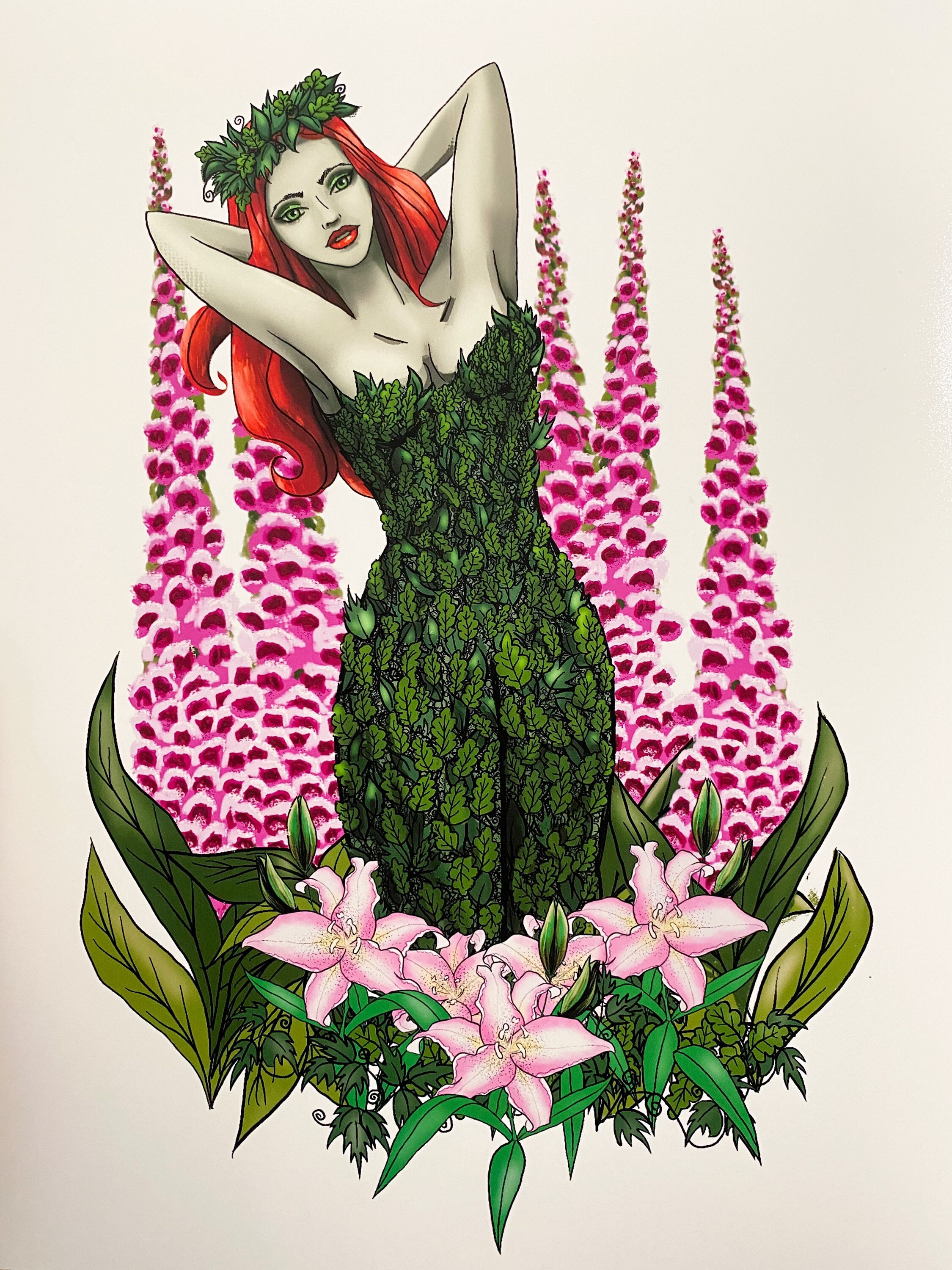 Poison Ivys Garden PRINT Poison Ivy Batman Rogues Gallery - Etsy Ireland