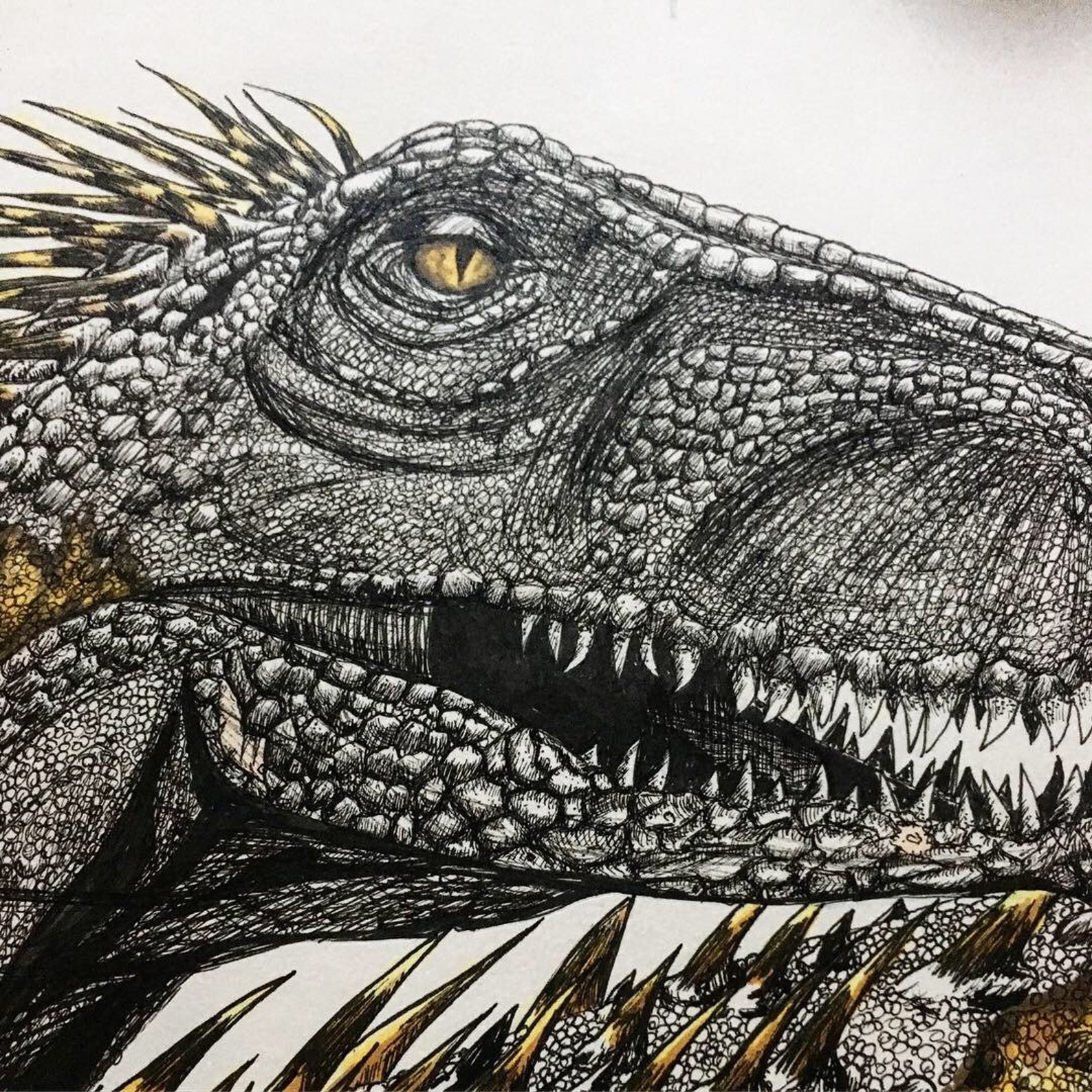 Indoraptor ART PRINT Jurassic World Fallen Kingdom Dinosaurio Etsy Espa a