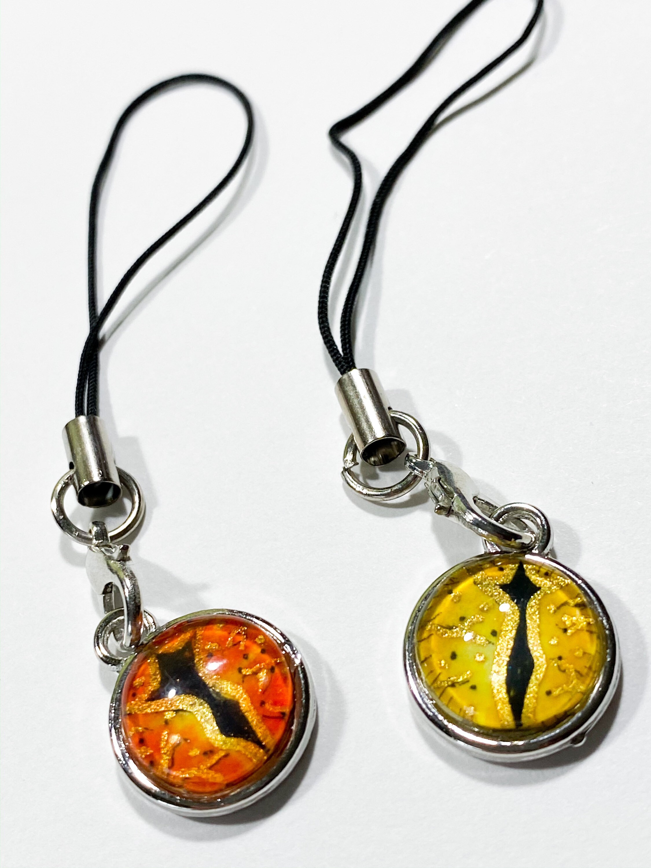 Dinosaur Eye PHONE CHARM pull tie accessory phone strap