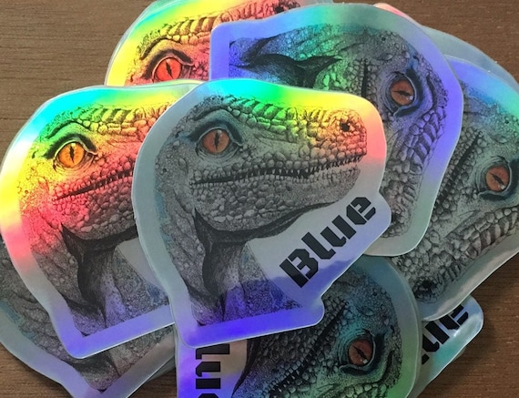 Blue The Velopciraptor Sticker Jurassic World Fallen Kingdom Etsy Blue The Velopciraptor Sticker Jurassic World Fallen Kingdom Etsy