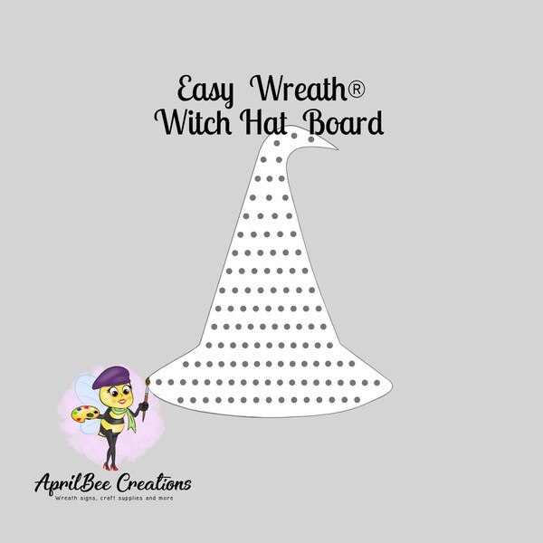 Witch hat wreath board, Easy Wreath® Plastic Board.
