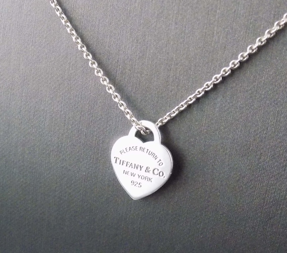 Tiffany & Co Sterling Silver Please Return to Tiffany Heart Tag