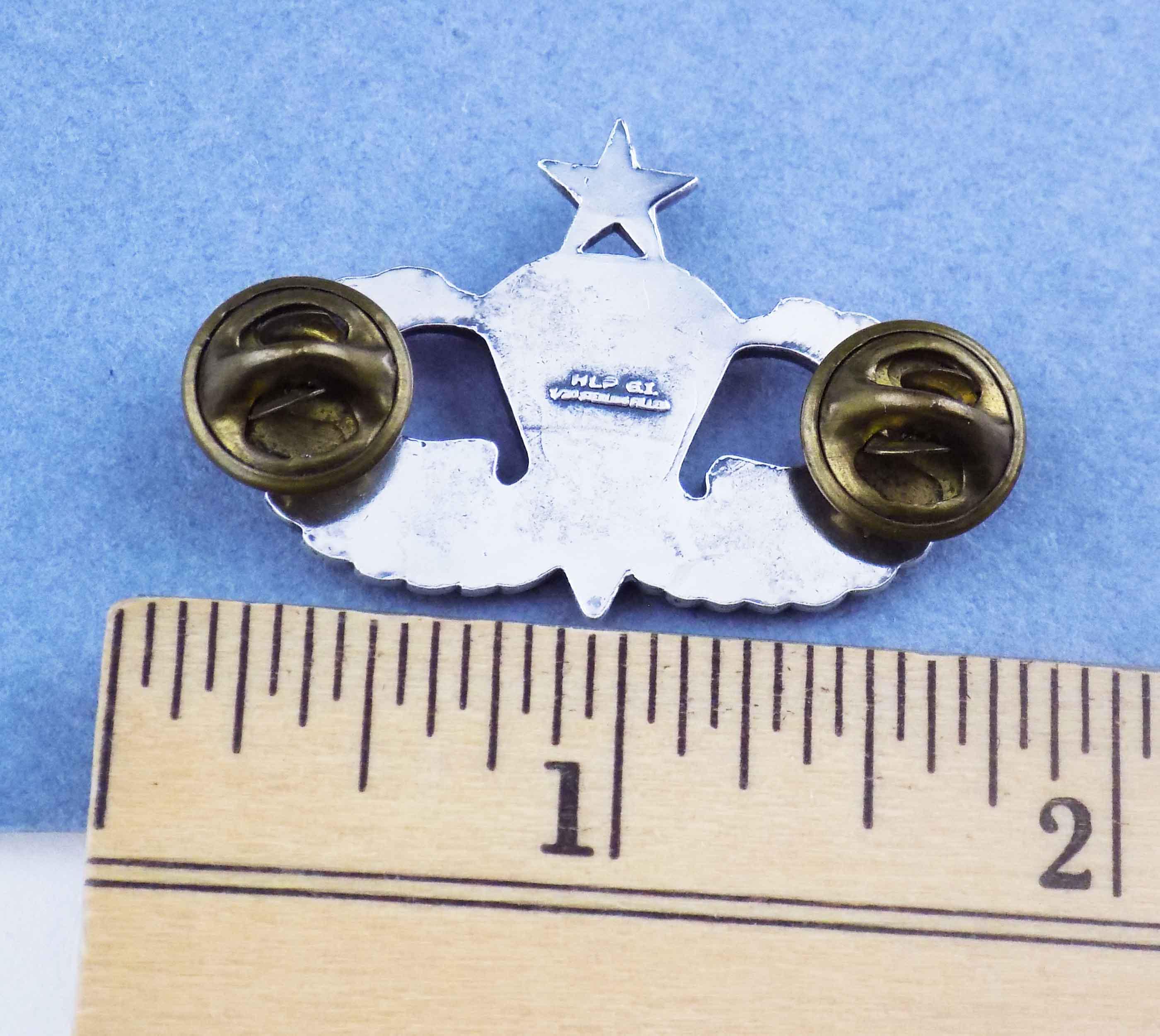 Original Genuine US Army Senior Parachutist Badge Metal Jump