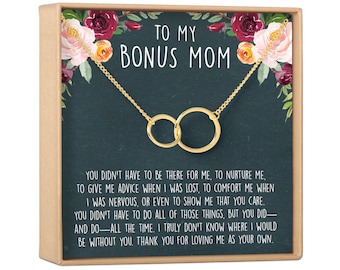 Muse Infinite Stepmom Gifts for My Other Mother Adopted Mother Gifts for Stepmother Necklace Gifts for Stepmom Jewelry Gifts from Stepdaughter Personalized Gifts