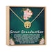 Great Grandmother Gift Necklace: Great Grandma to Be, Generations, Gift Idea, Birthday, Christmas, Holiday Present , Tree of Life