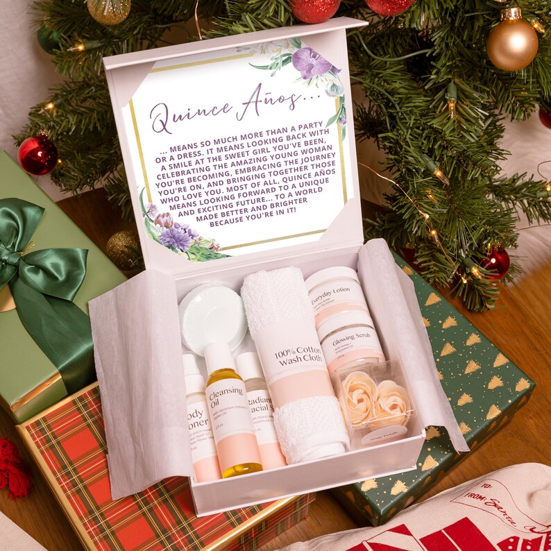 Quinceañera Gift Box / Gift Basket for Sweet Fifteen Gifts Etsy