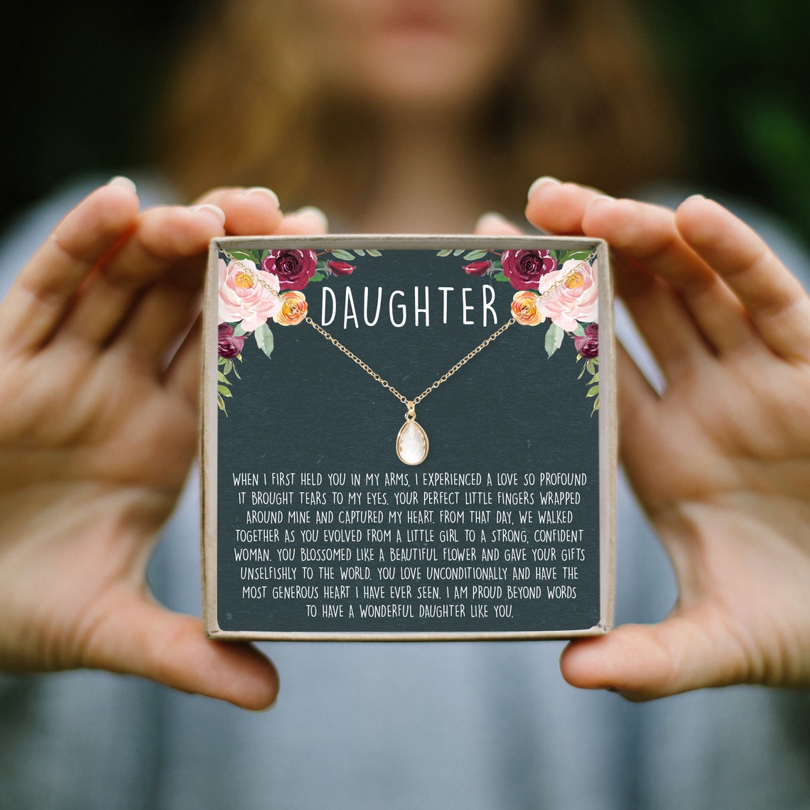 Daughter Necklace Gift for Daughter Daughter Jewelry Mother Etsy