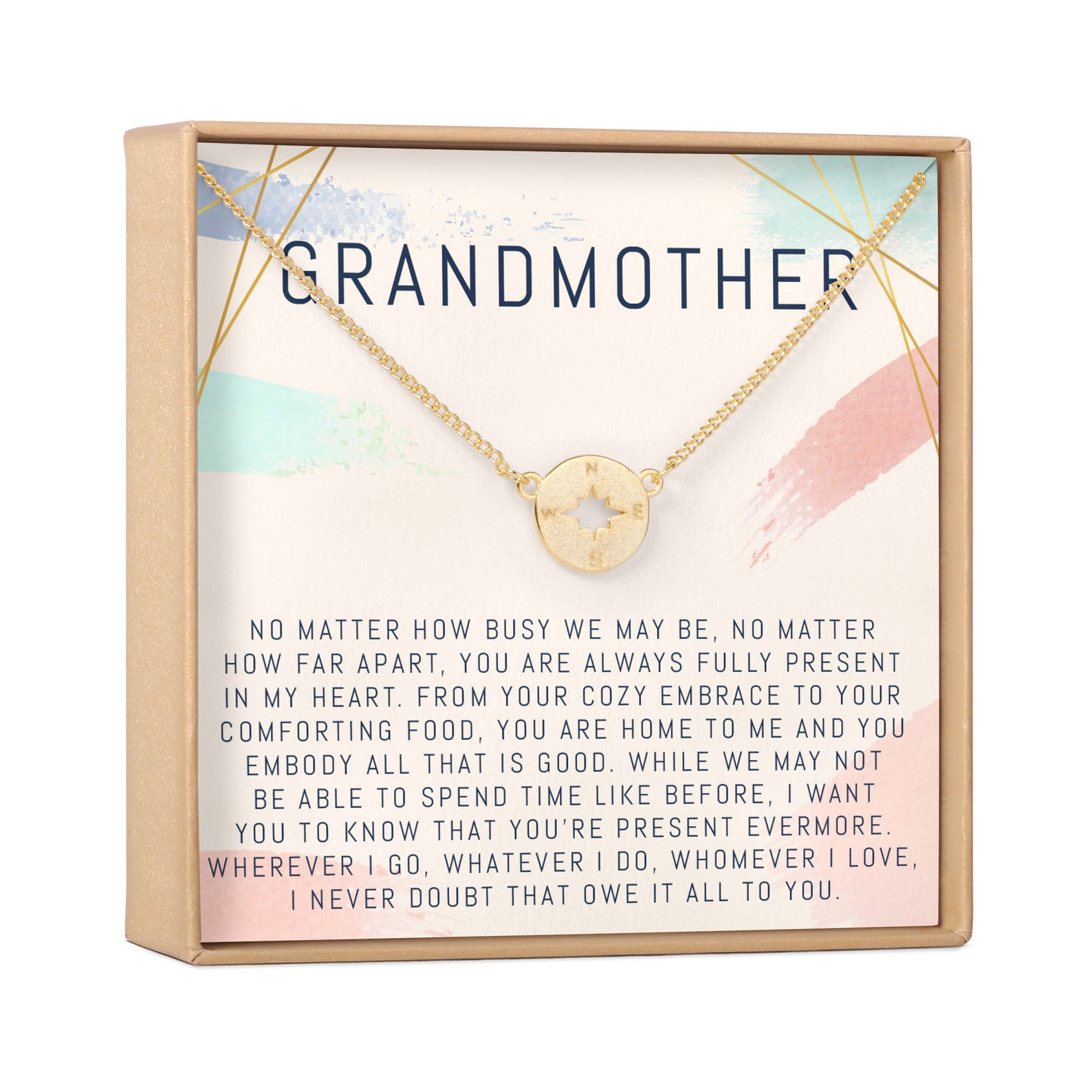 Grandmother Necklace: Grandma Gift Gift For Grandma Grandma | Etsy