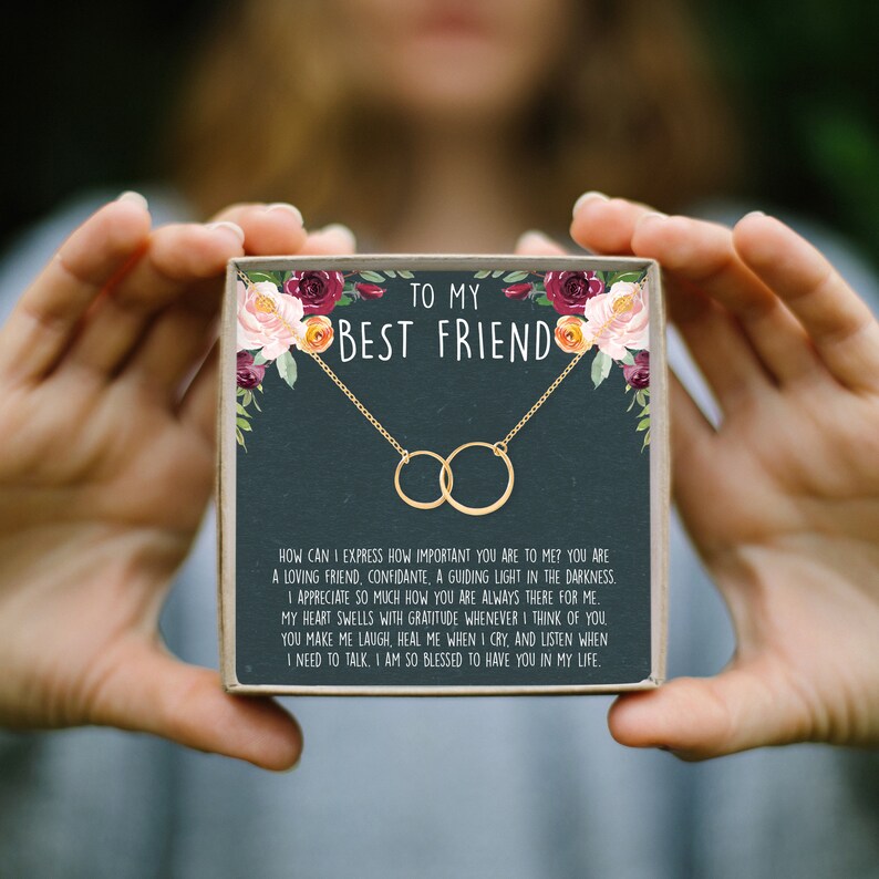 Best Friend Necklace BFF Necklace Best Friend Gift Jewelry Etsy